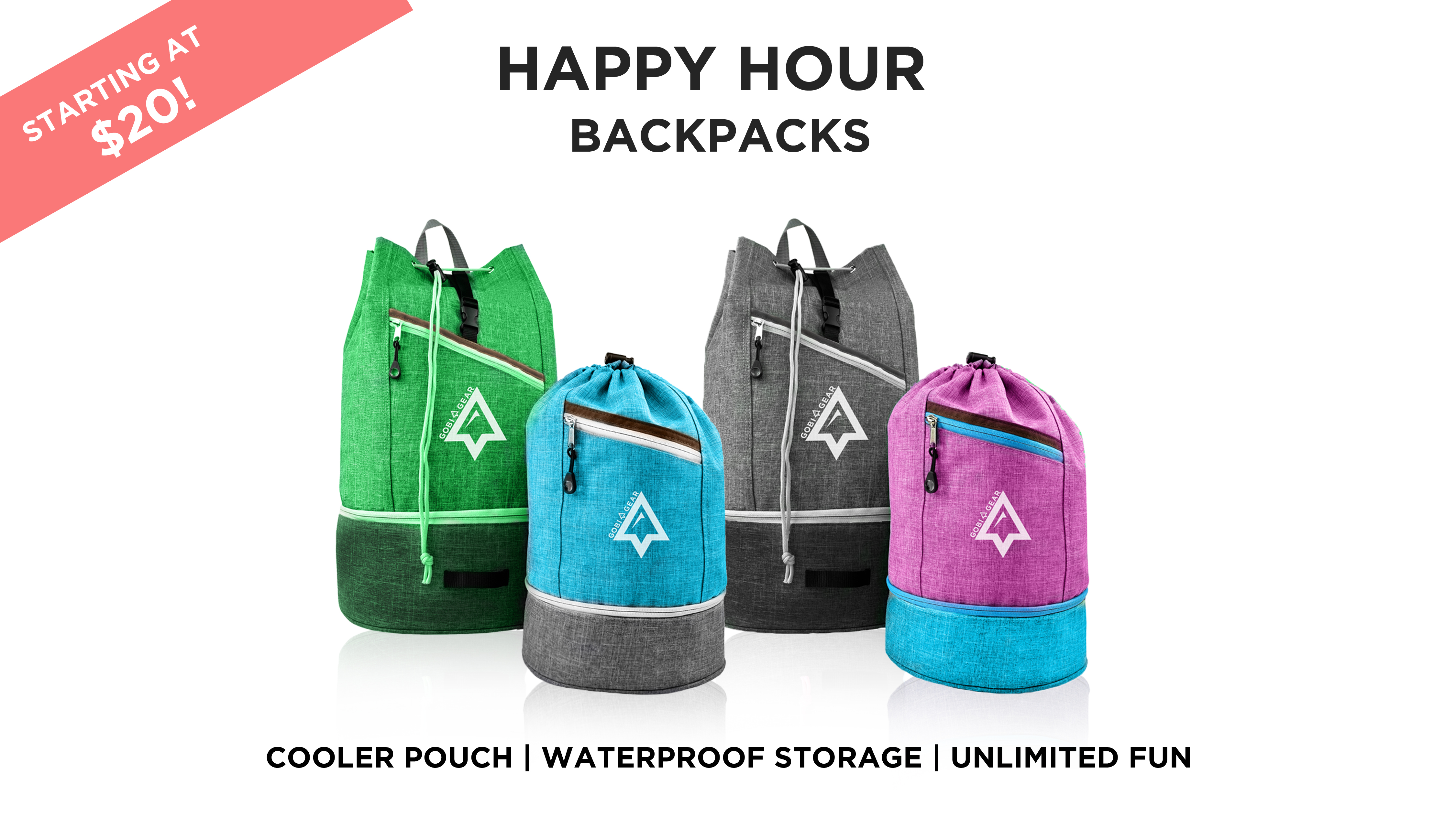 Happy Hour Backpacks